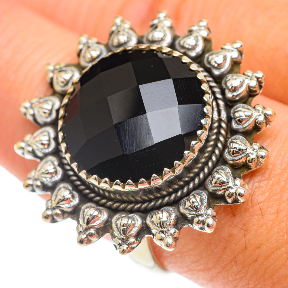 Black Onyx Rings handcrafted by Anasilvercos - RING65904