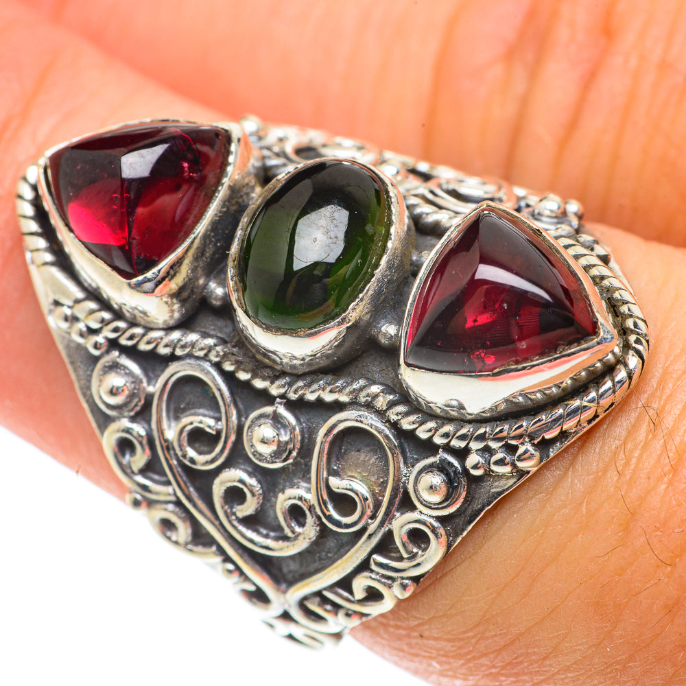 Pink Tourmaline Rings handcrafted by Anasilvercos - RING65915