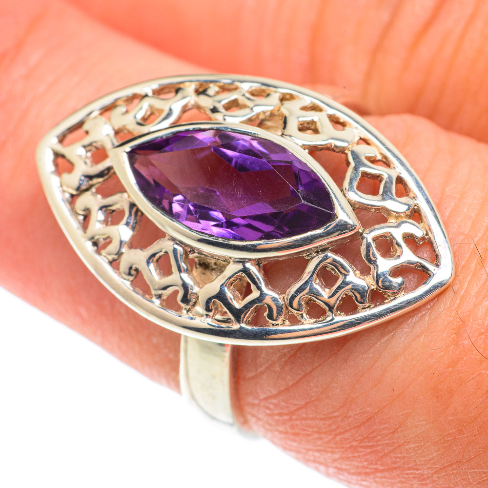 Amethyst Rings handcrafted by Anasilvercos - RING65937