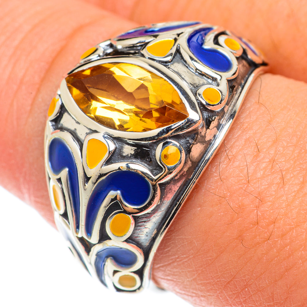 Citrine Rings handcrafted by Anasilvercos - RING65949
