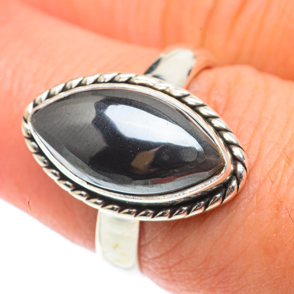 Hematite Rings handcrafted by Anasilvercos - RING65952