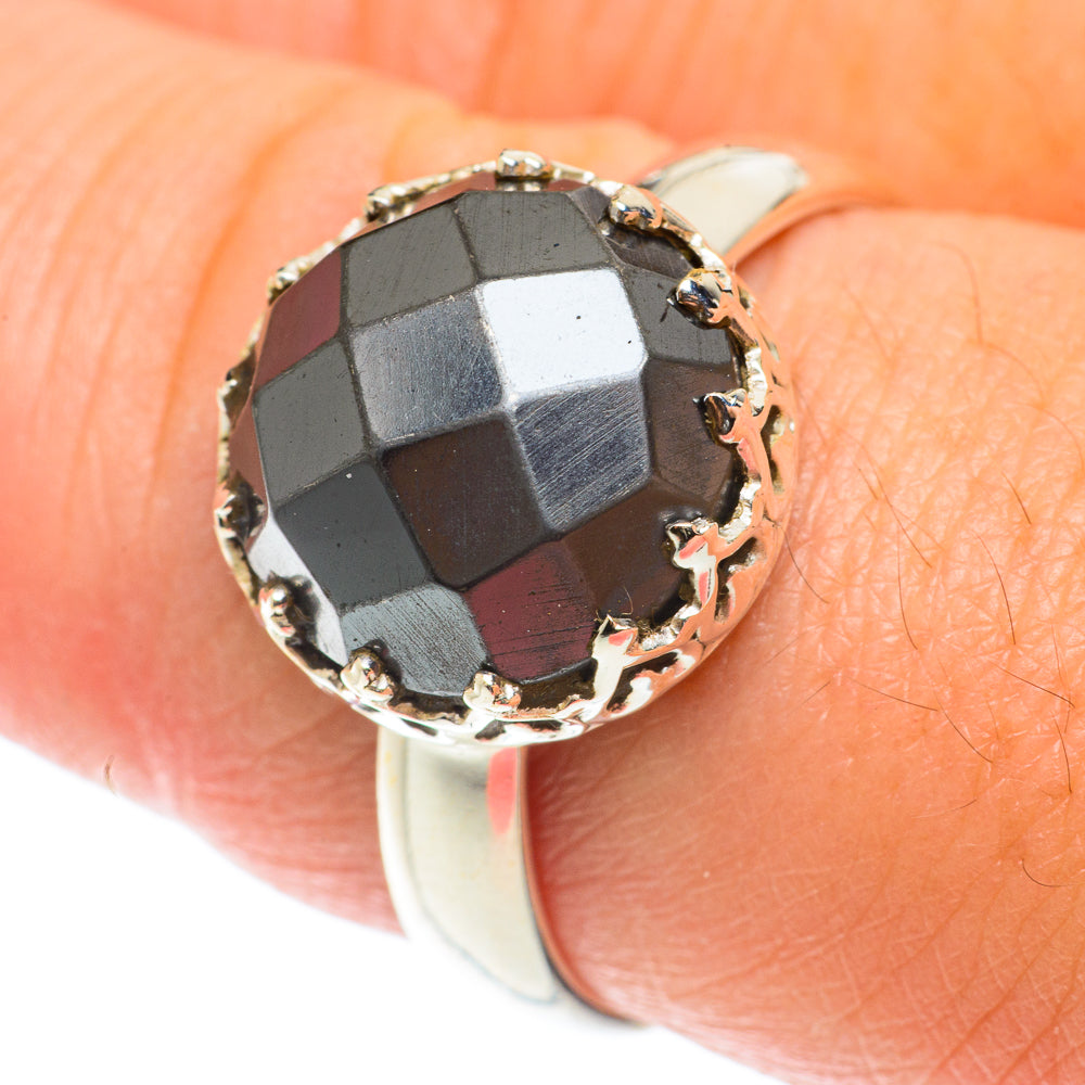 Hematite Rings handcrafted by Anasilvercos - RING65953