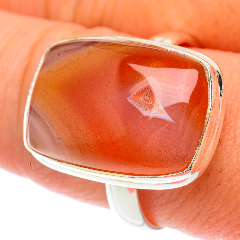 Botswana Agate Rings handcrafted by Anasilvercos - RING65964