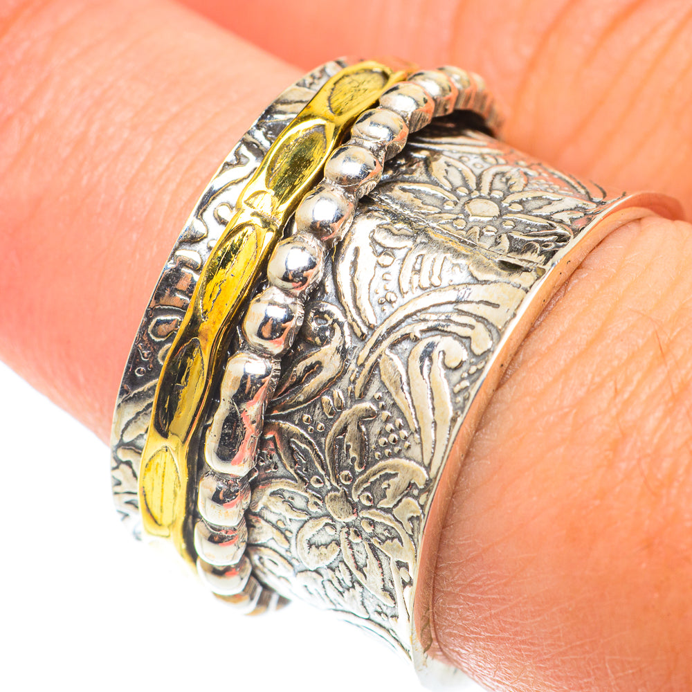 Meditation Spinner Rings handcrafted by Anasilvercos - RING65996