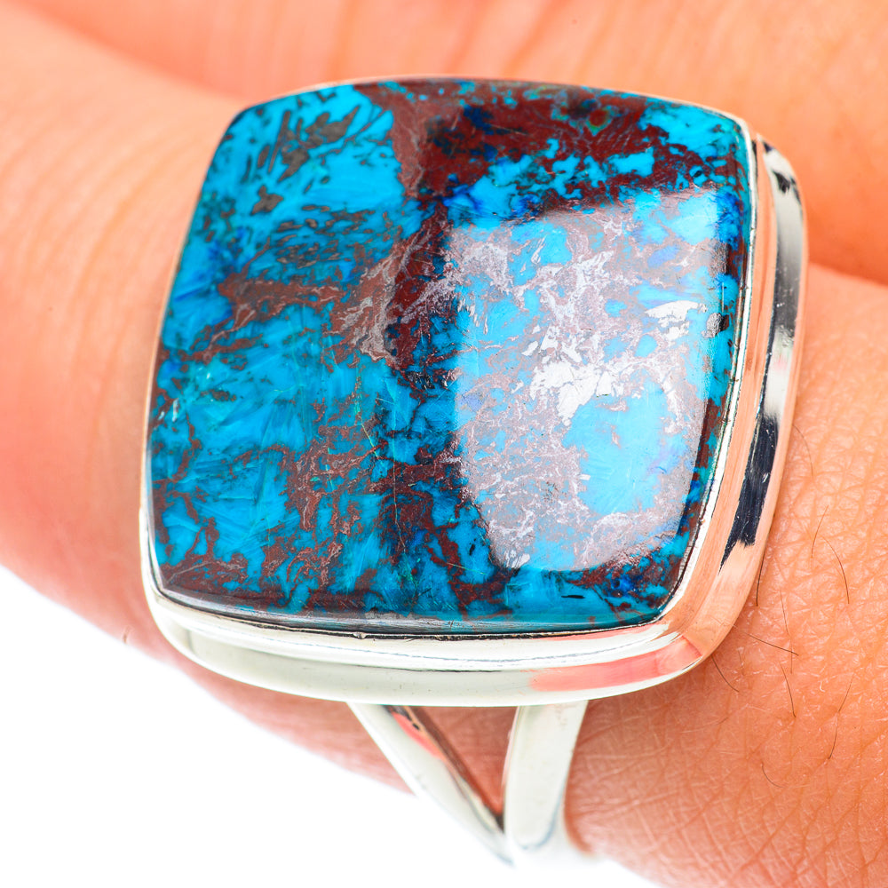 Shattuckite Rings handcrafted by Anasilvercos - RING66010