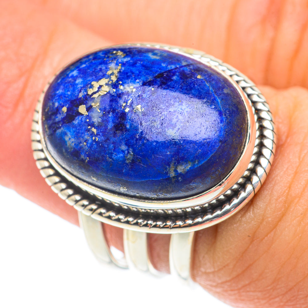 Lapis Lazuli Rings handcrafted by Anasilvercos - RING66012