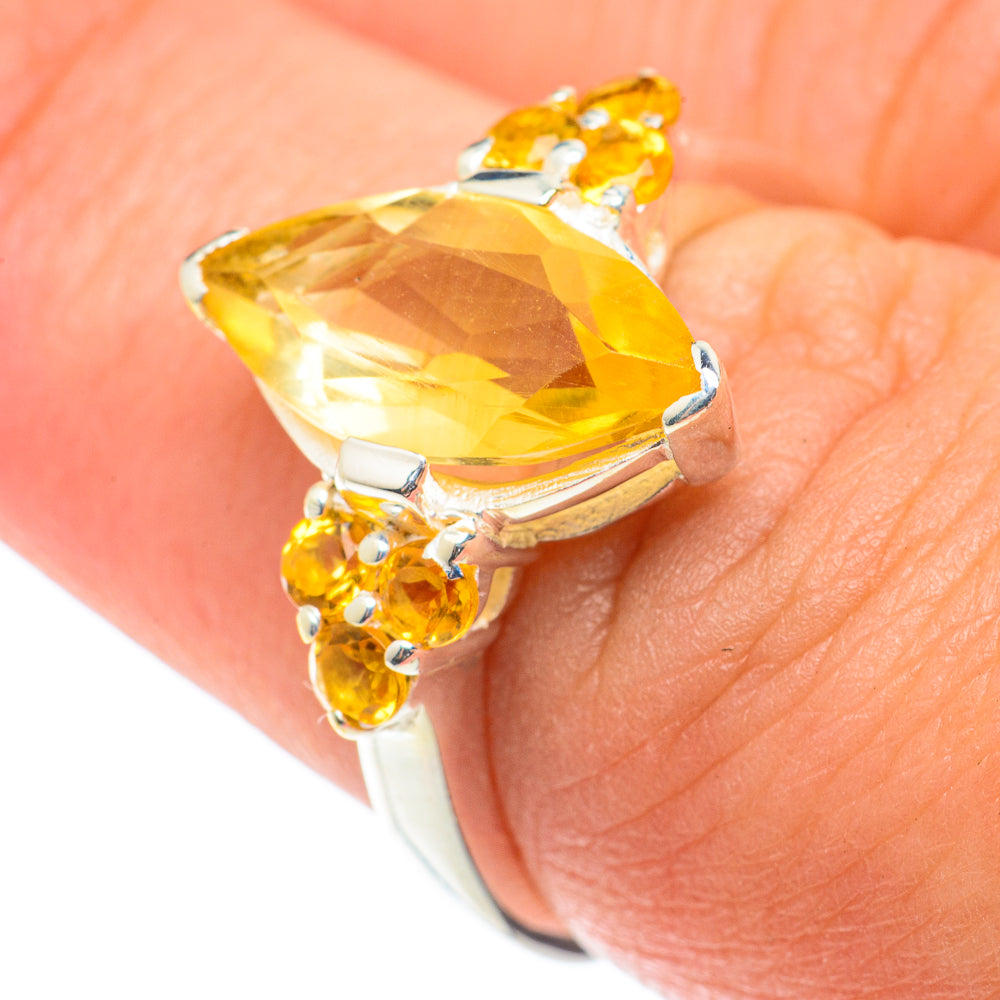 Citrine Rings handcrafted by Anasilvercos - RING66020