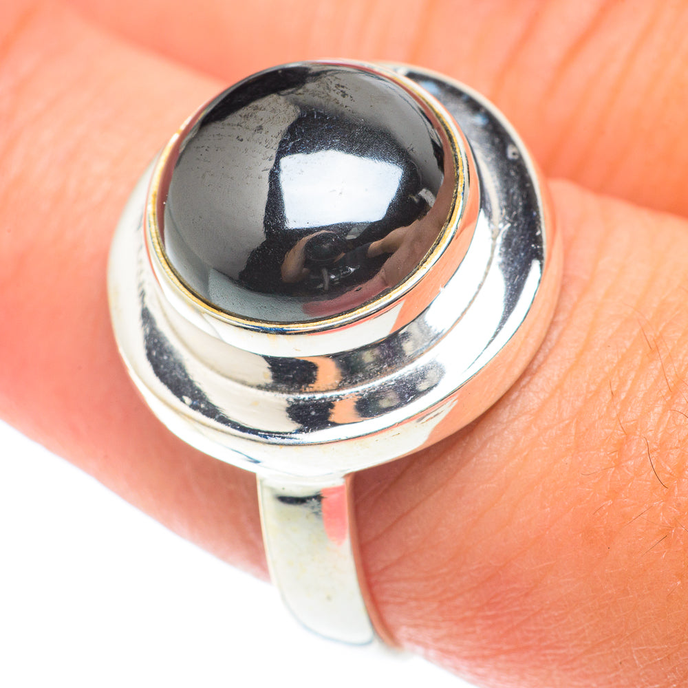 Hematite Rings handcrafted by Anasilvercos - RING66037