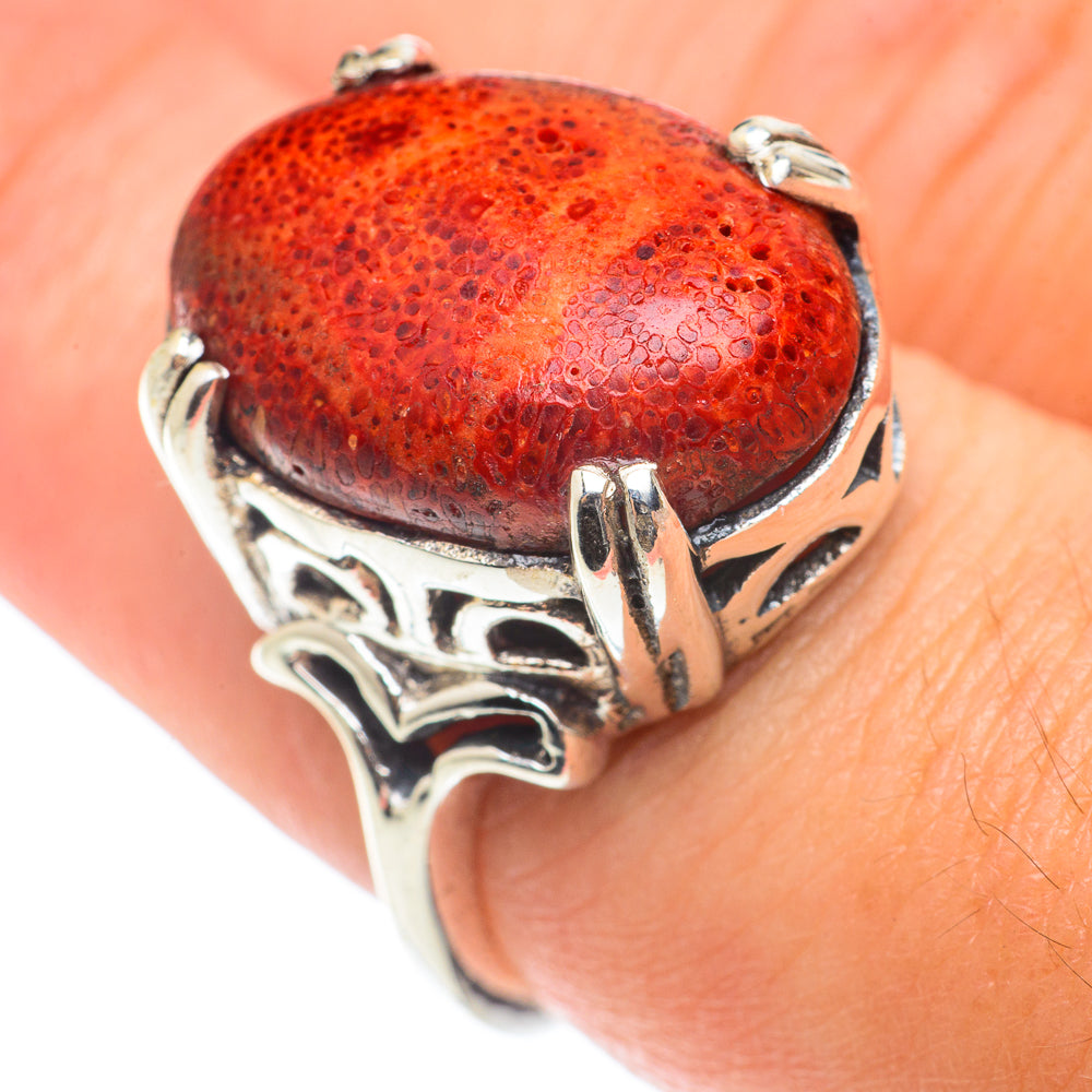 Sponge Coral Rings handcrafted by Anasilvercos - RING66048