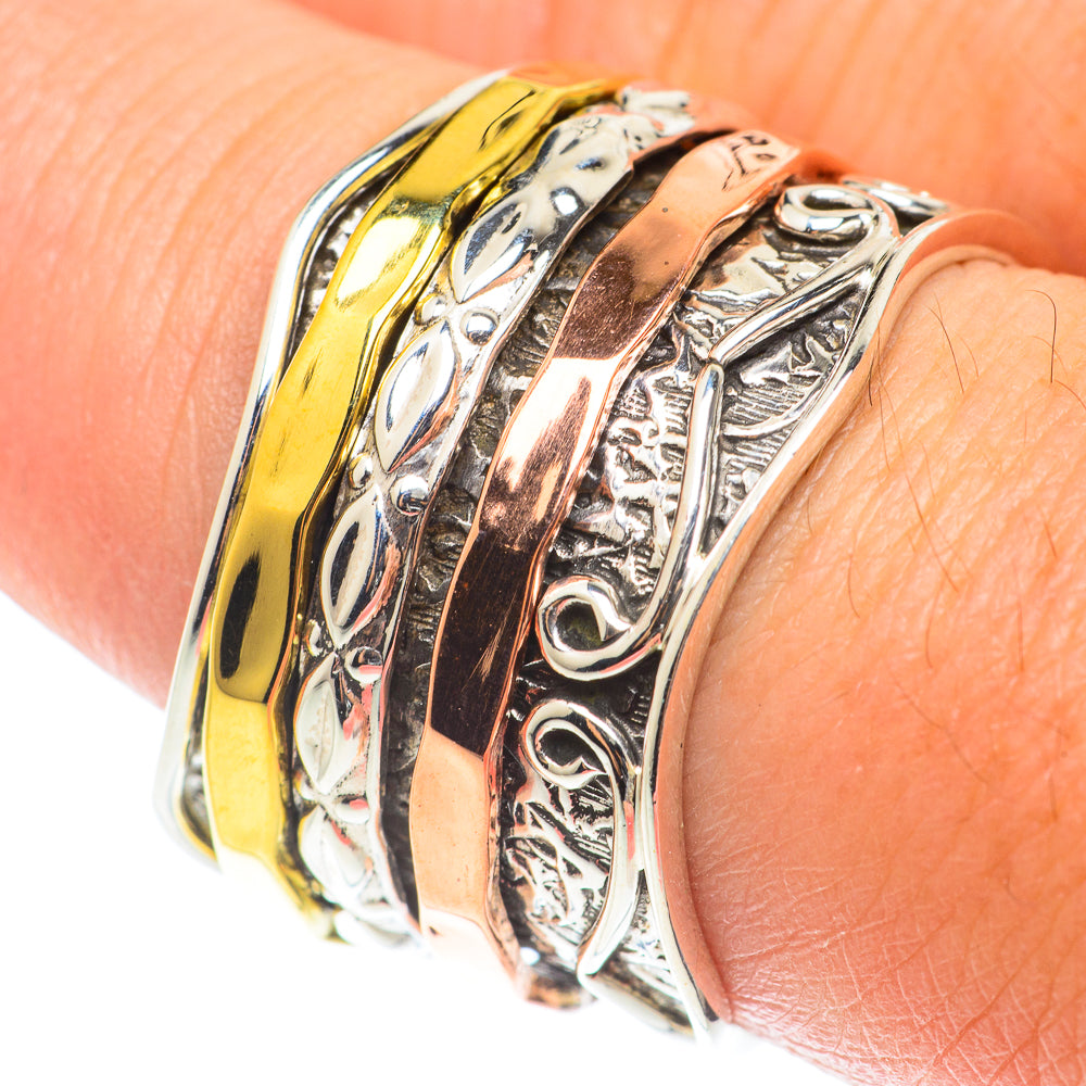 Meditation Spinner Rings handcrafted by Anasilvercos - RING66055