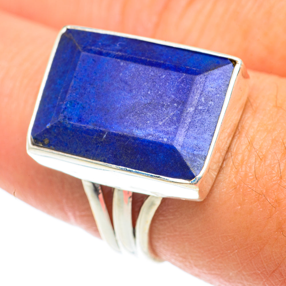 Lapis Lazuli Rings handcrafted by Anasilvercos - RING66061