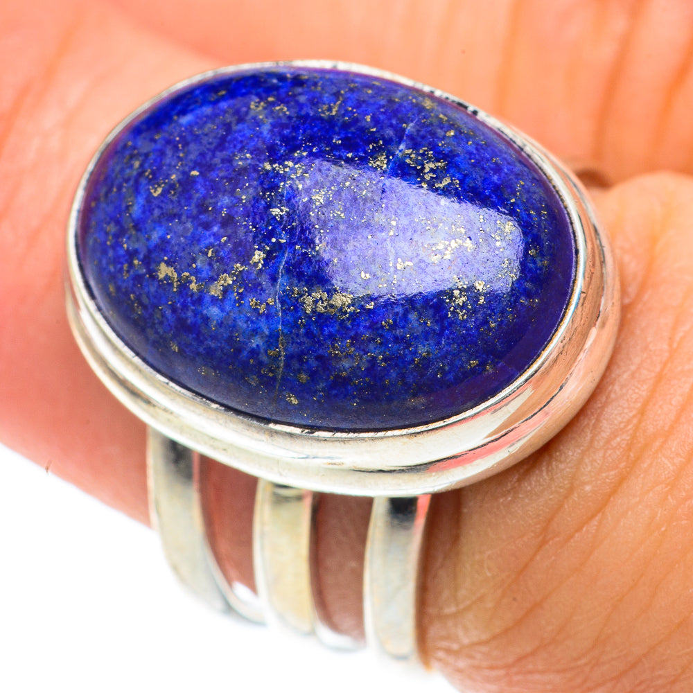 Lapis Lazuli Rings handcrafted by Anasilvercos - RING66064