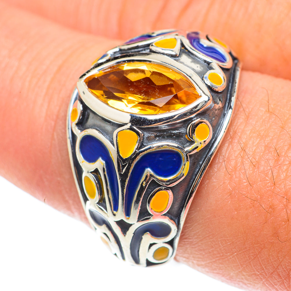 Citrine Rings handcrafted by Anasilvercos - RING66086