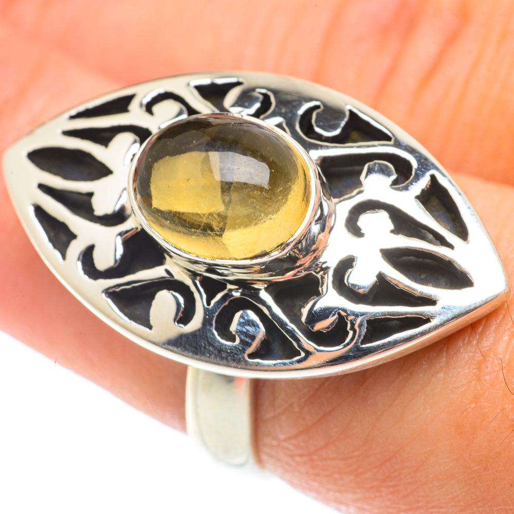 Citrine Rings handcrafted by Anasilvercos - RING66099