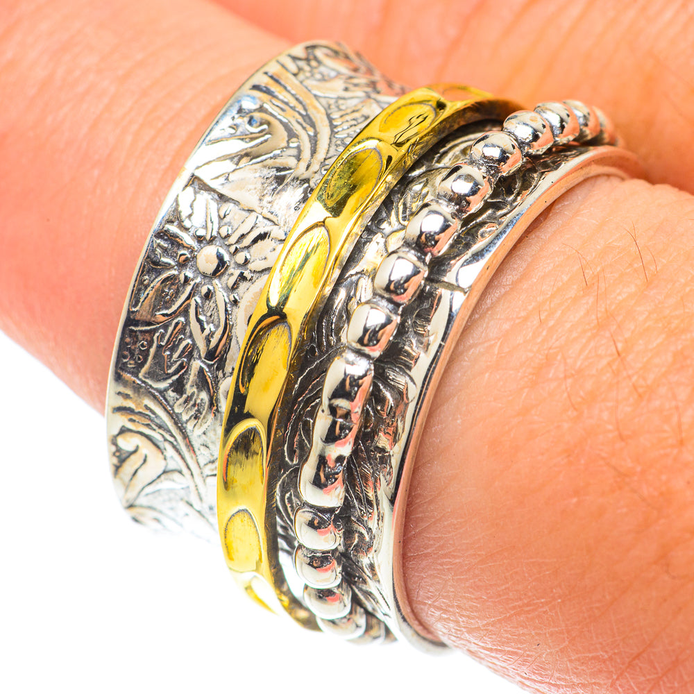 Meditation Spinner Rings handcrafted by Anasilvercos - RING66106