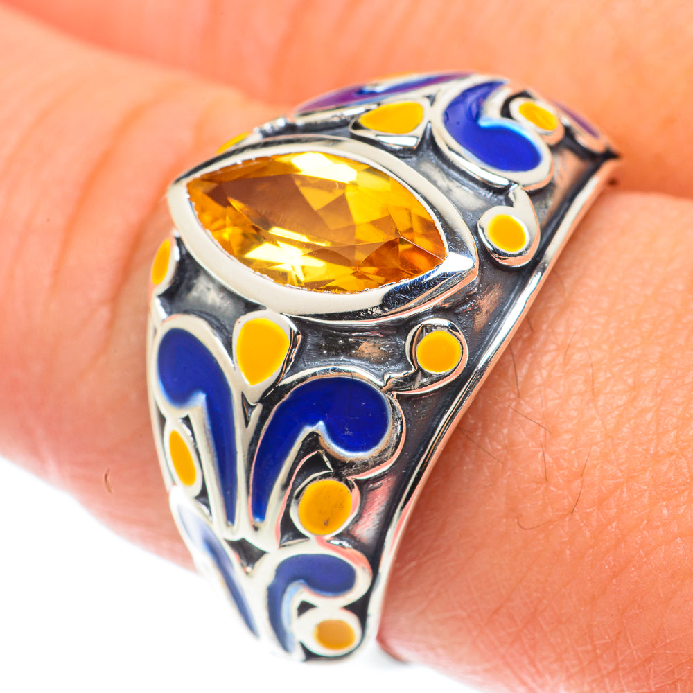 Citrine Rings handcrafted by Anasilvercos - RING66110