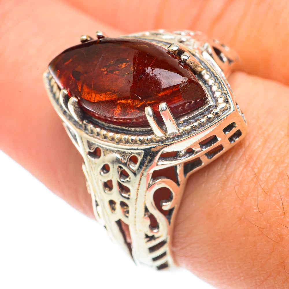 Baltic Amber Rings handcrafted by Anasilvercos - RING66125