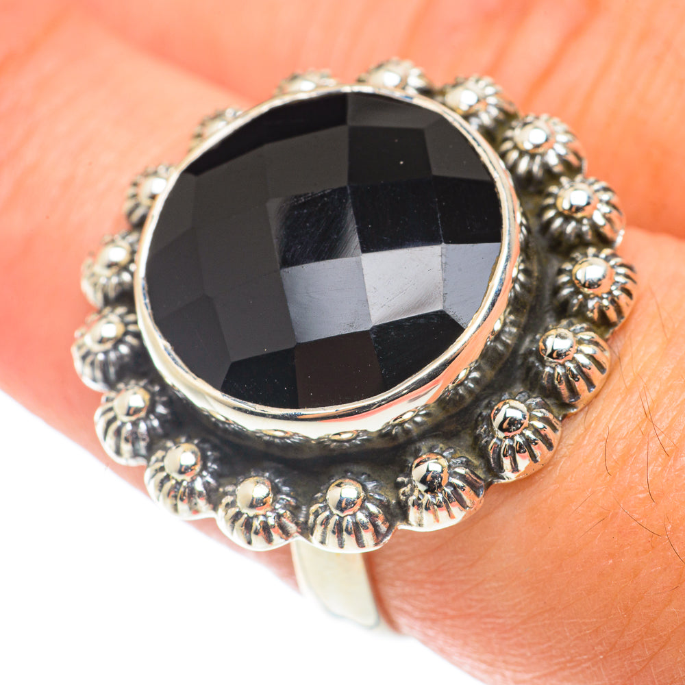 Black Onyx Rings handcrafted by Anasilvercos - RING66131