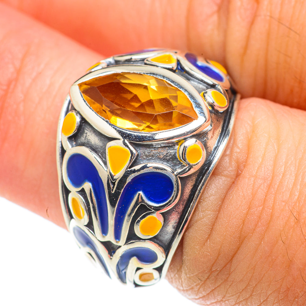 Citrine Rings handcrafted by Anasilvercos - RING66134