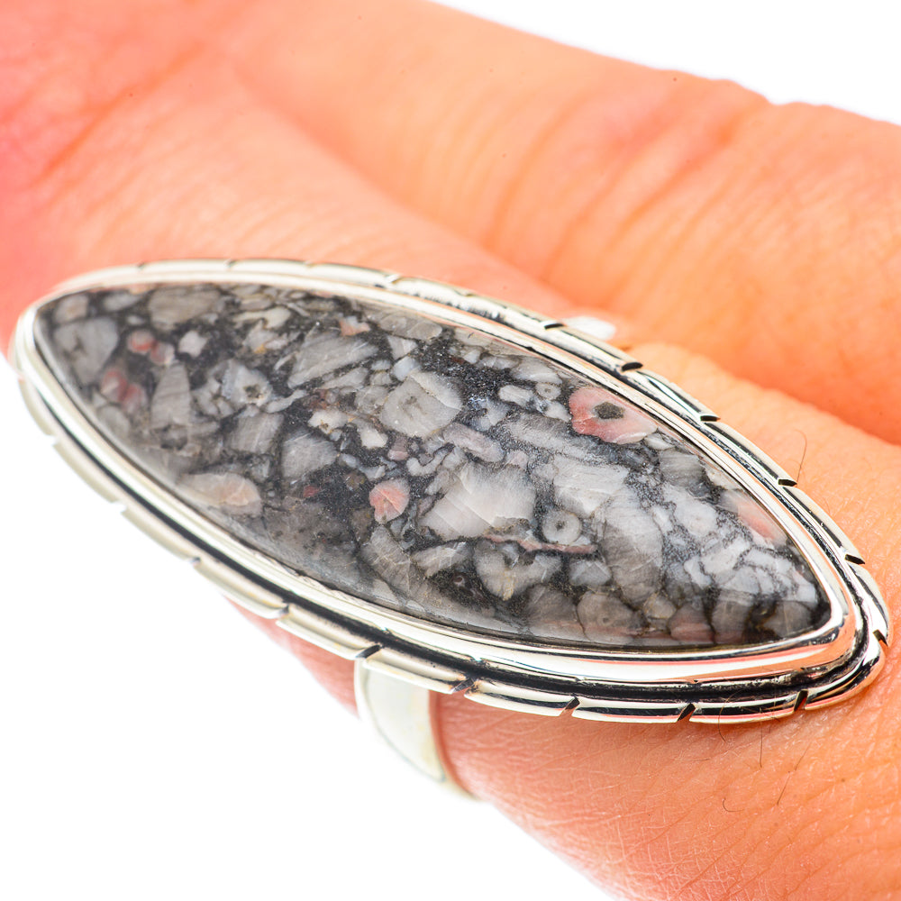 Crinoid Fossil Rings handcrafted by Anasilvercos - RING66149