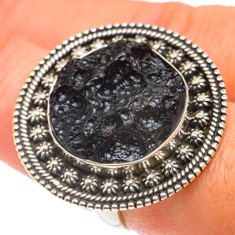 Tektite Rings handcrafted by Anasilvercos - RING66162