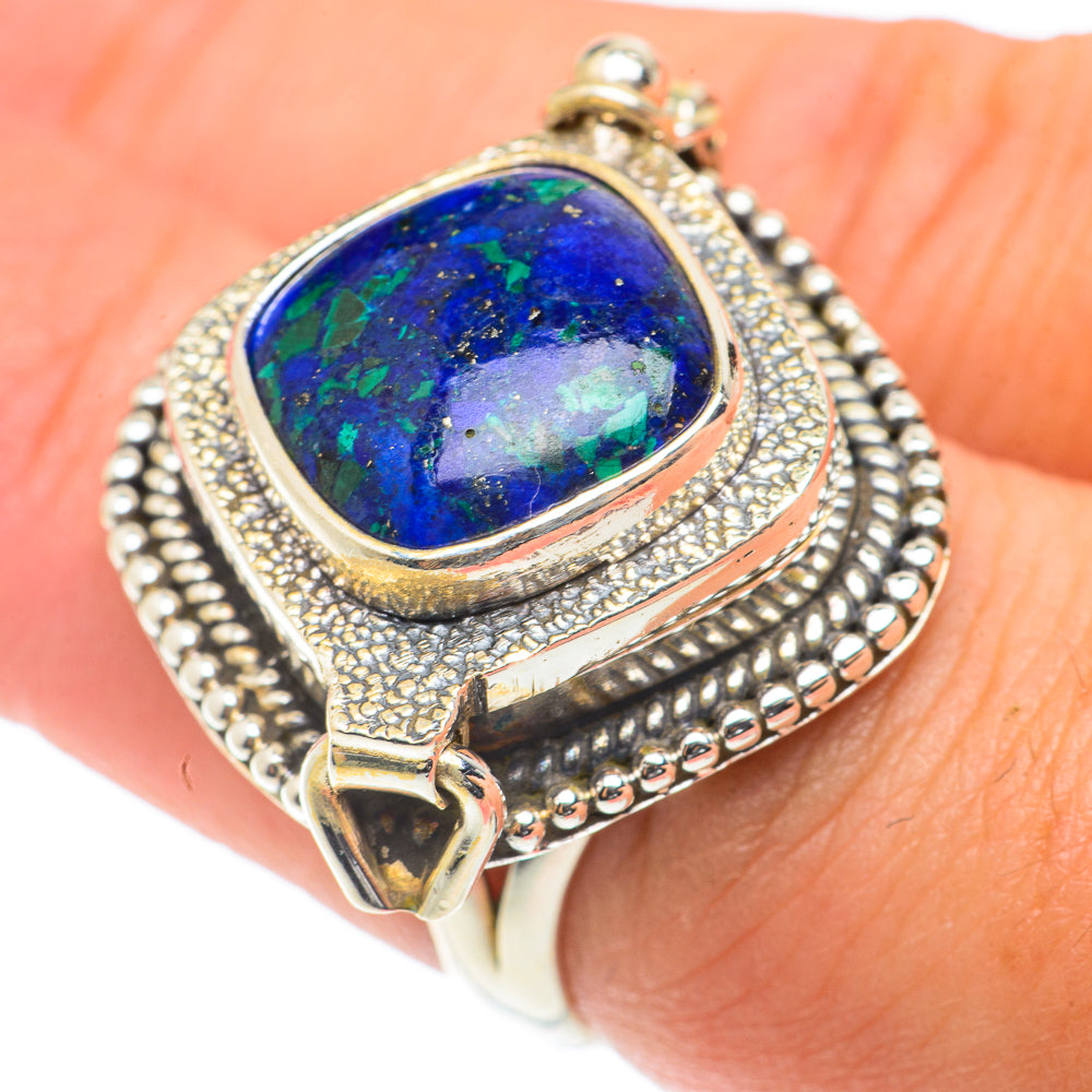 Azurite Rings handcrafted by Anasilvercos - RING66172