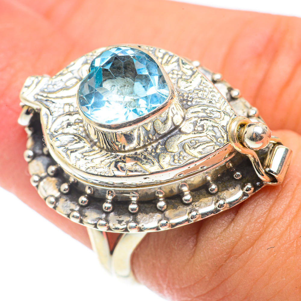 Blue Topaz Rings handcrafted by Anasilvercos - RING66173