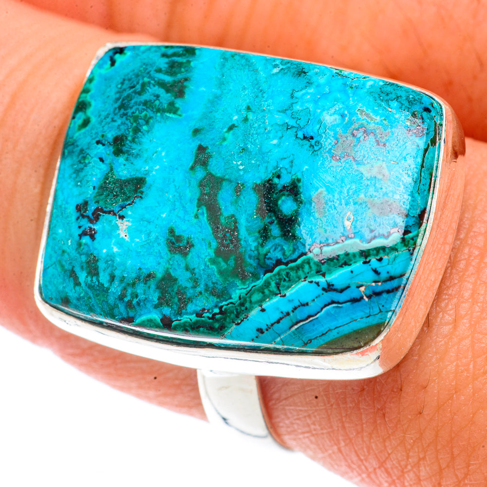 Chrysocolla Rings handcrafted by Anasilvercos - RING66180