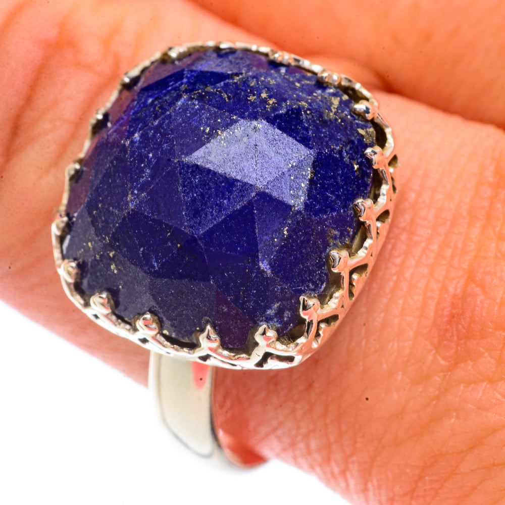 Lapis Lazuli Rings handcrafted by Anasilvercos - RING66182