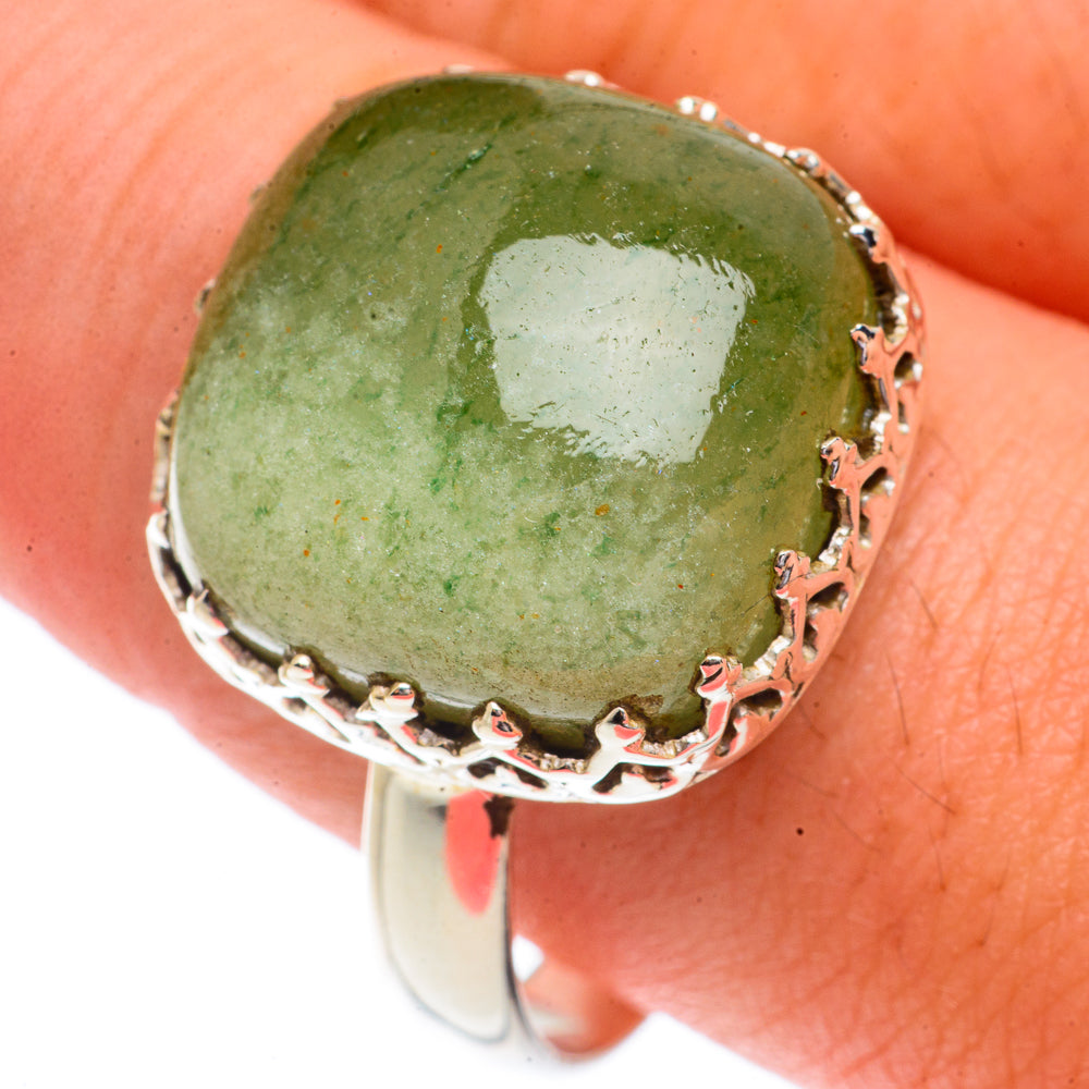 Prehnite Rings handcrafted by Anasilvercos - RING66183