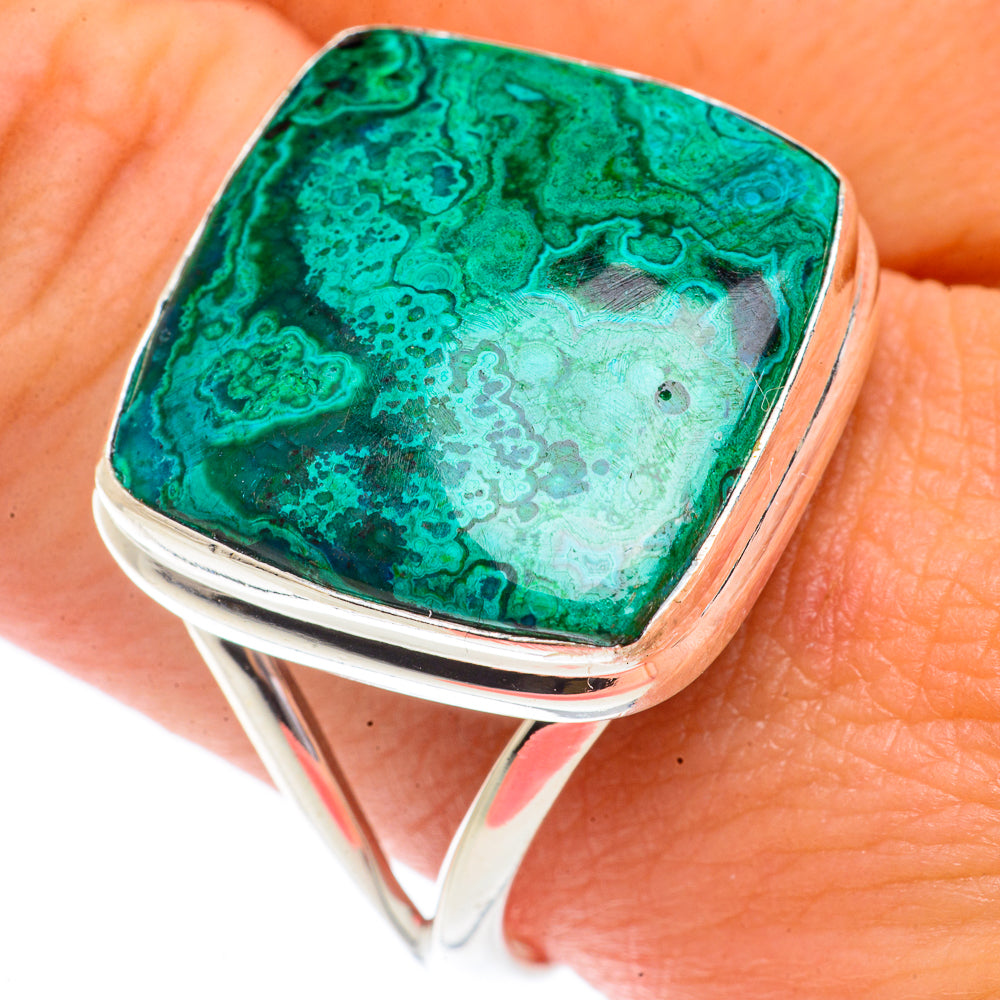Chrysocolla Rings handcrafted by Anasilvercos - RING66184