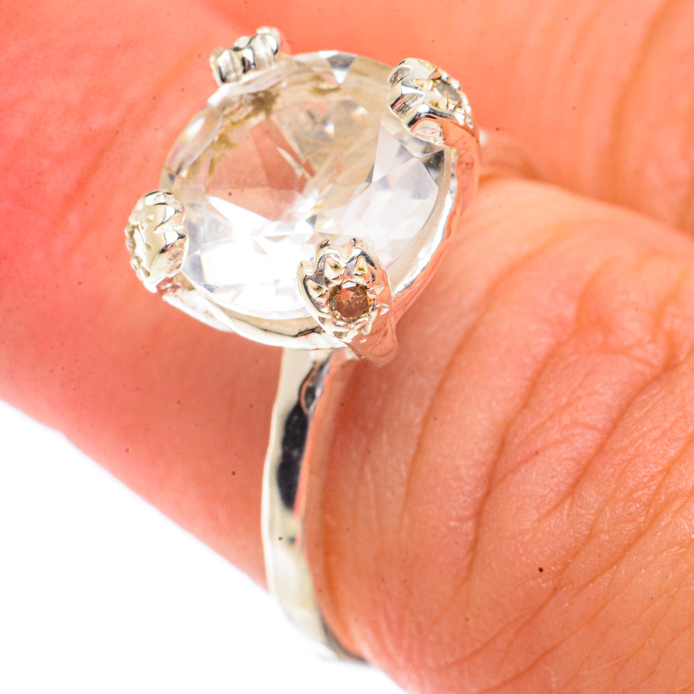 White Quartz Rings handcrafted by Anasilvercos - RING66205