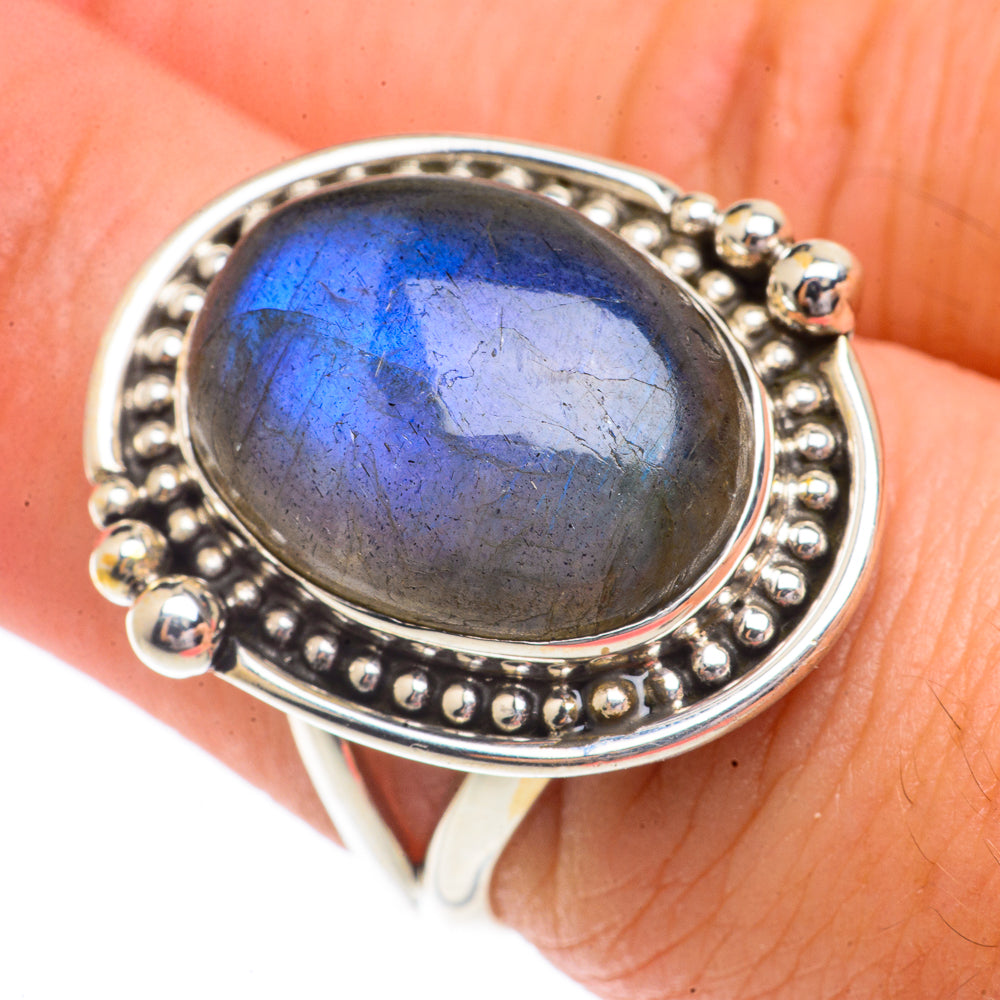 Labradorite Rings handcrafted by Anasilvercos - RING66212