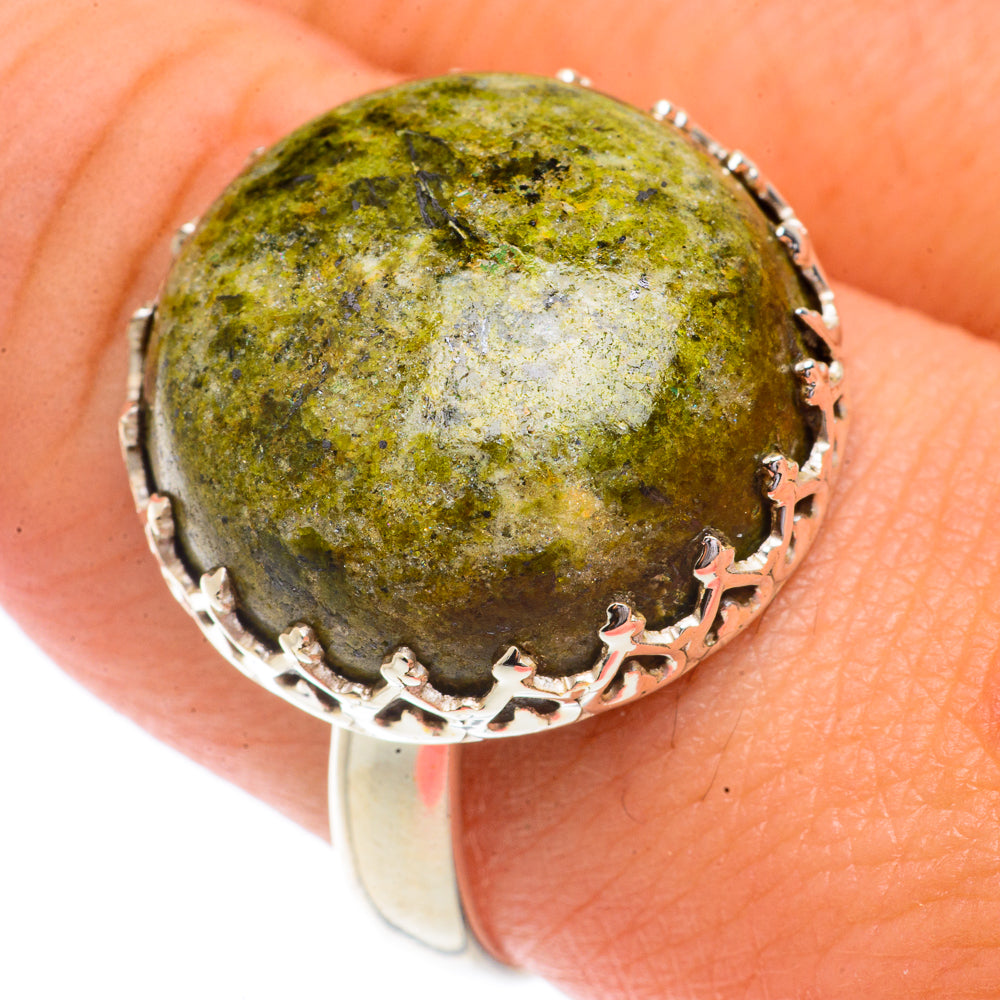Rainforest Jasper Rings handcrafted by Anasilvercos - RING66216