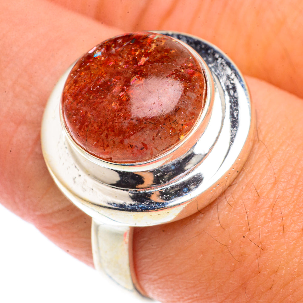 Sunstone Rings handcrafted by Anasilvercos - RING66223