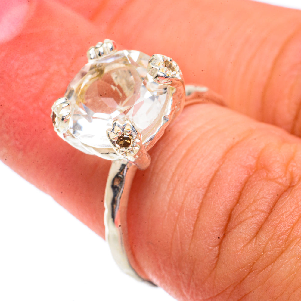 White Quartz Rings handcrafted by Anasilvercos - RING66239