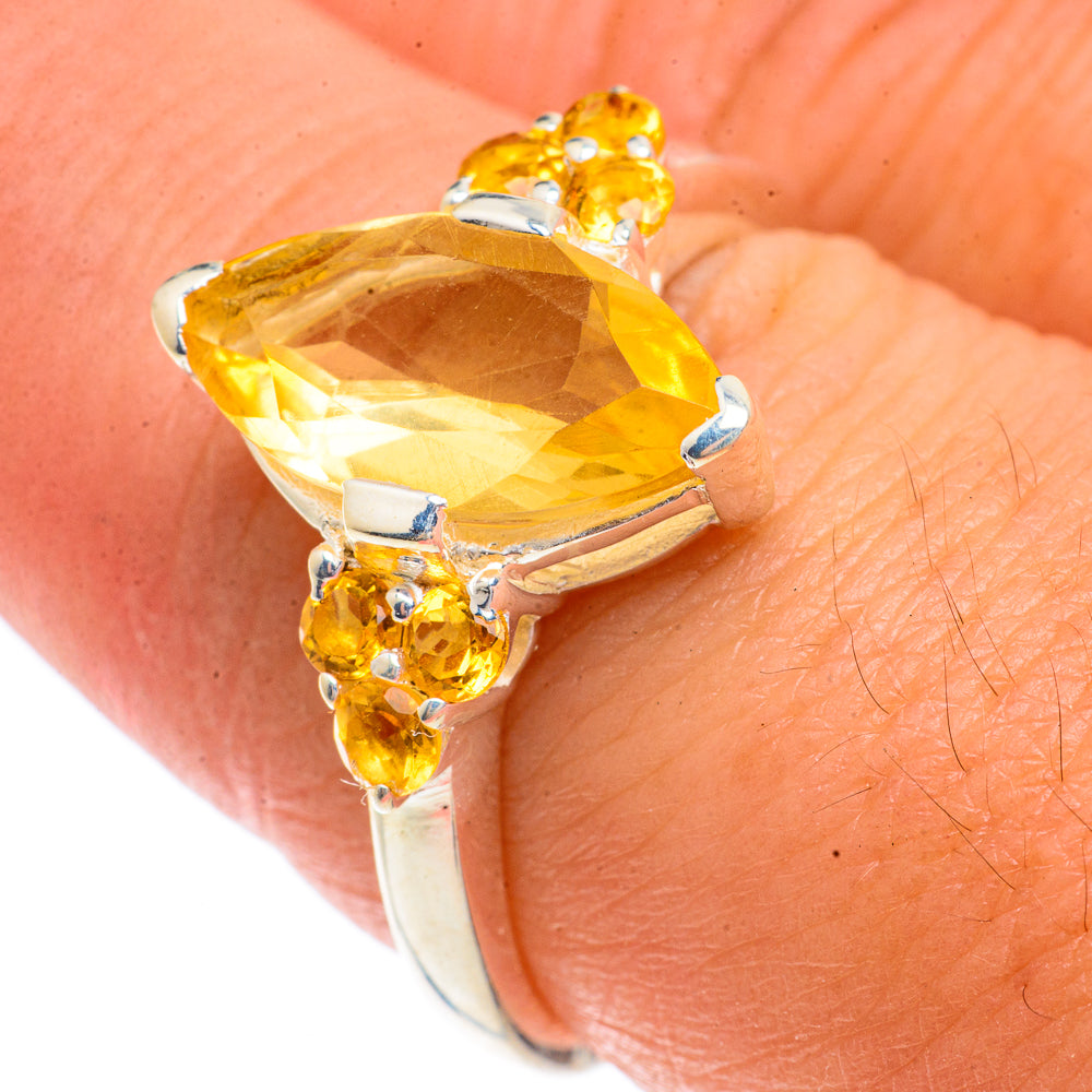 Citrine Rings handcrafted by Anasilvercos - RING66287