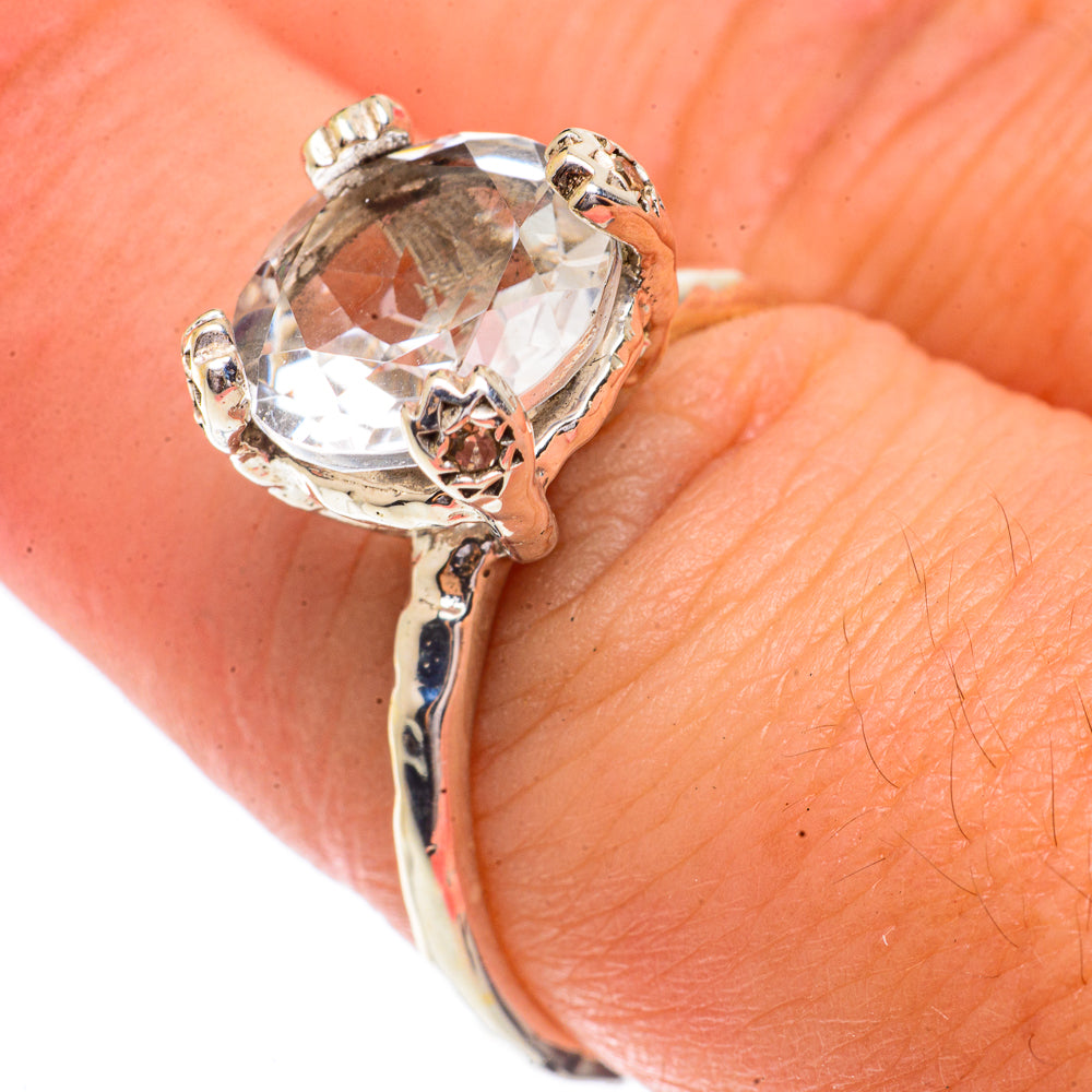 White Quartz Rings handcrafted by Anasilvercos - RING66303