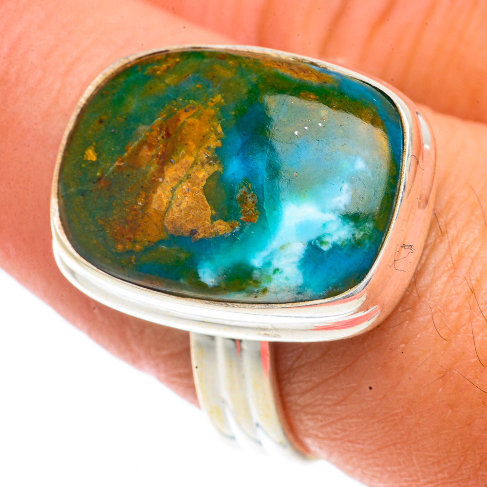 Peruvian Opal Rings handcrafted by Anasilvercos - RING66308