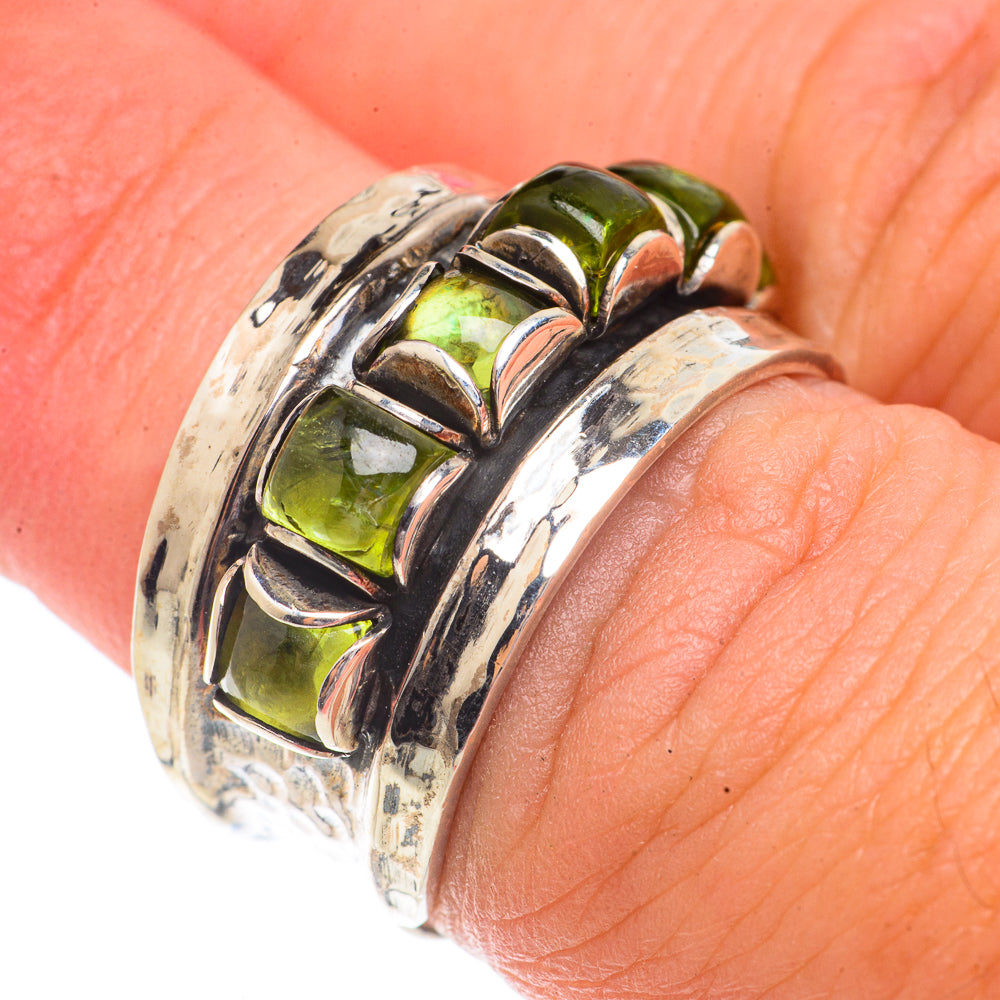 Peridot, Garnet Rings handcrafted by Anasilvercos - RING66312