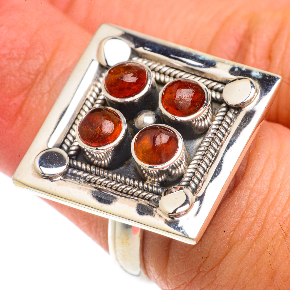Garnet Rings handcrafted by Anasilvercos - RING66317