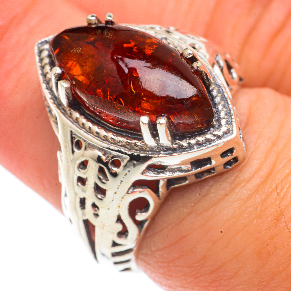 Baltic Amber Rings handcrafted by Anasilvercos - RING66318