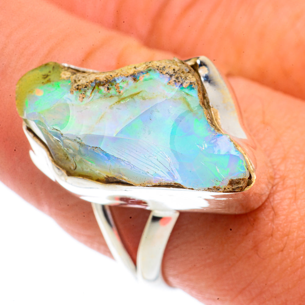 Ethiopian Opal Rings handcrafted by Anasilvercos - RING66336