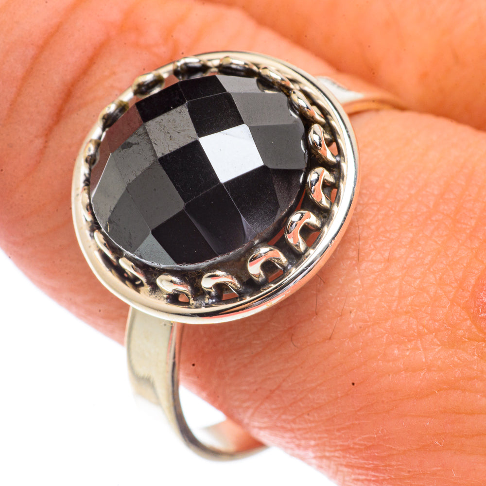 Black Onyx Rings handcrafted by Anasilvercos - RING66338