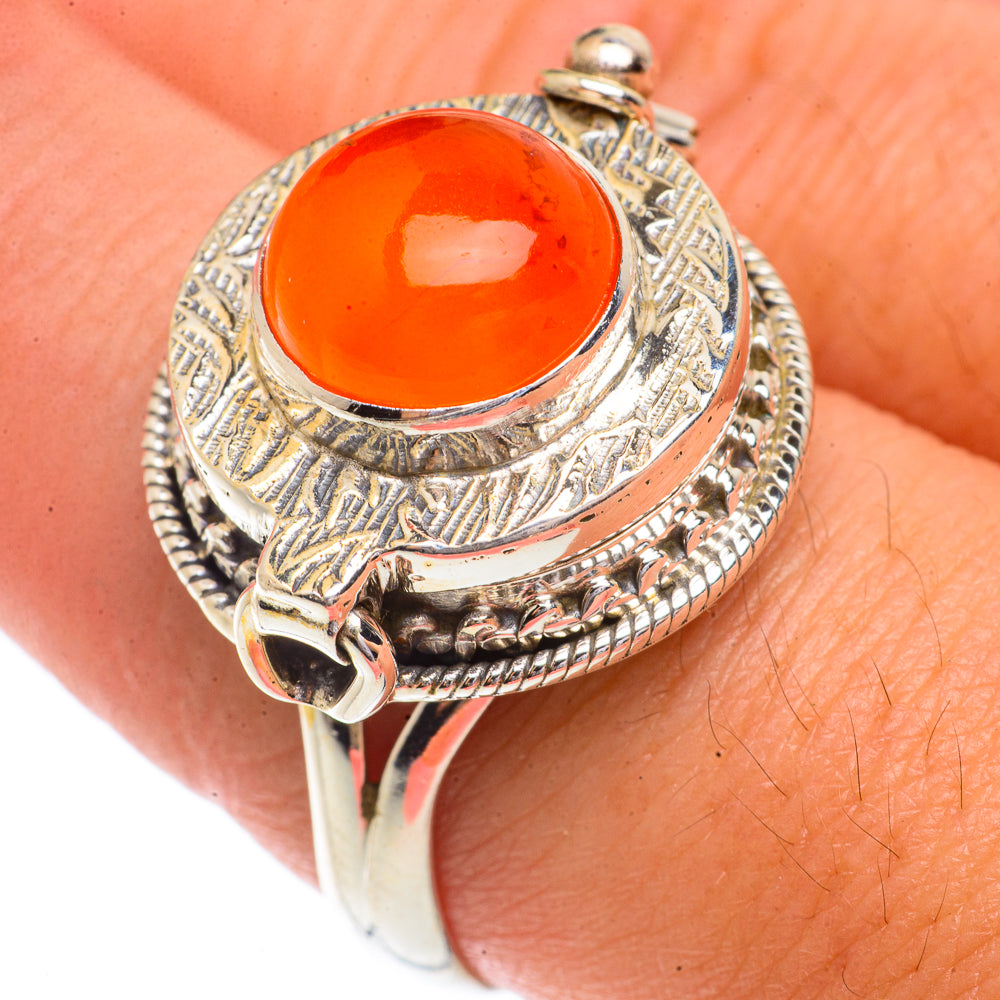 Carnelian Rings handcrafted by Anasilvercos - RING66352