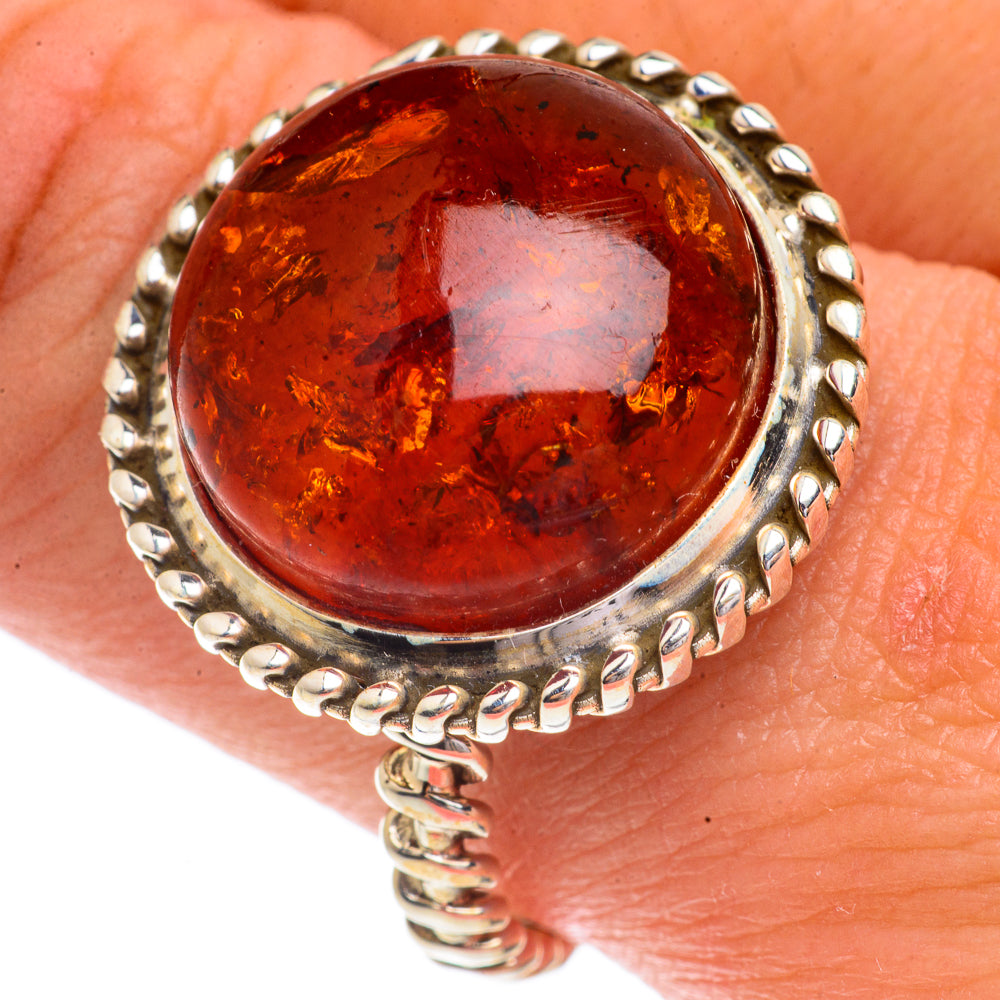 Baltic Amber Rings handcrafted by Anasilvercos - RING66353