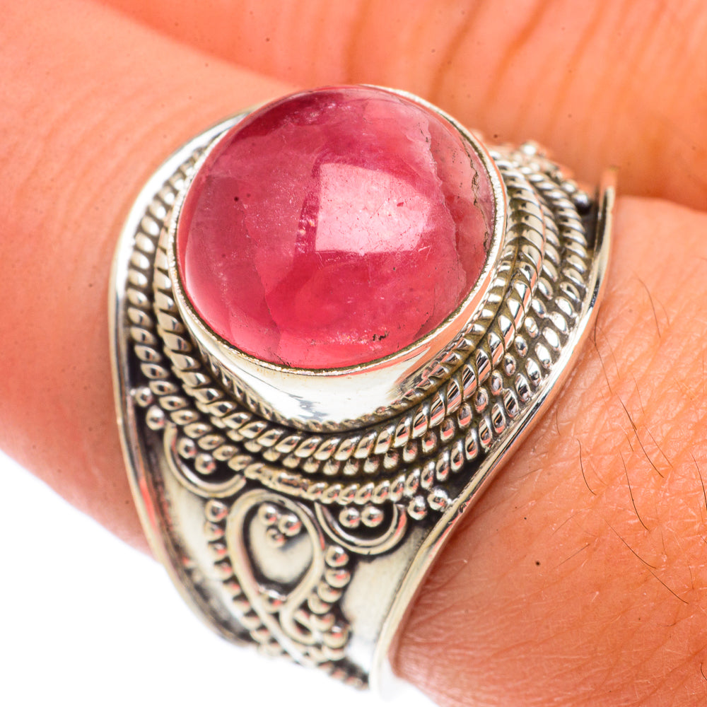Rhodochrosite Rings handcrafted by Anasilvercos - RING66356