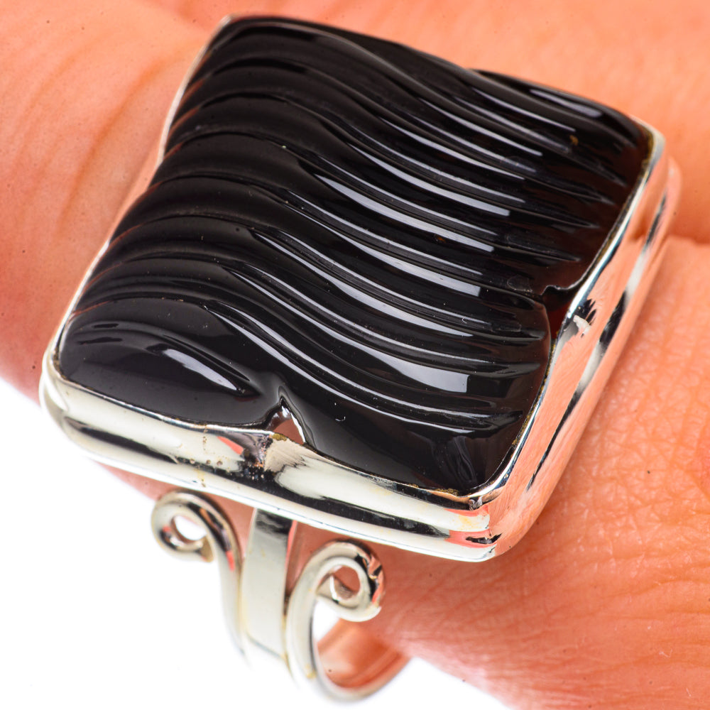 Black Onyx Rings handcrafted by Anasilvercos - RING66385
