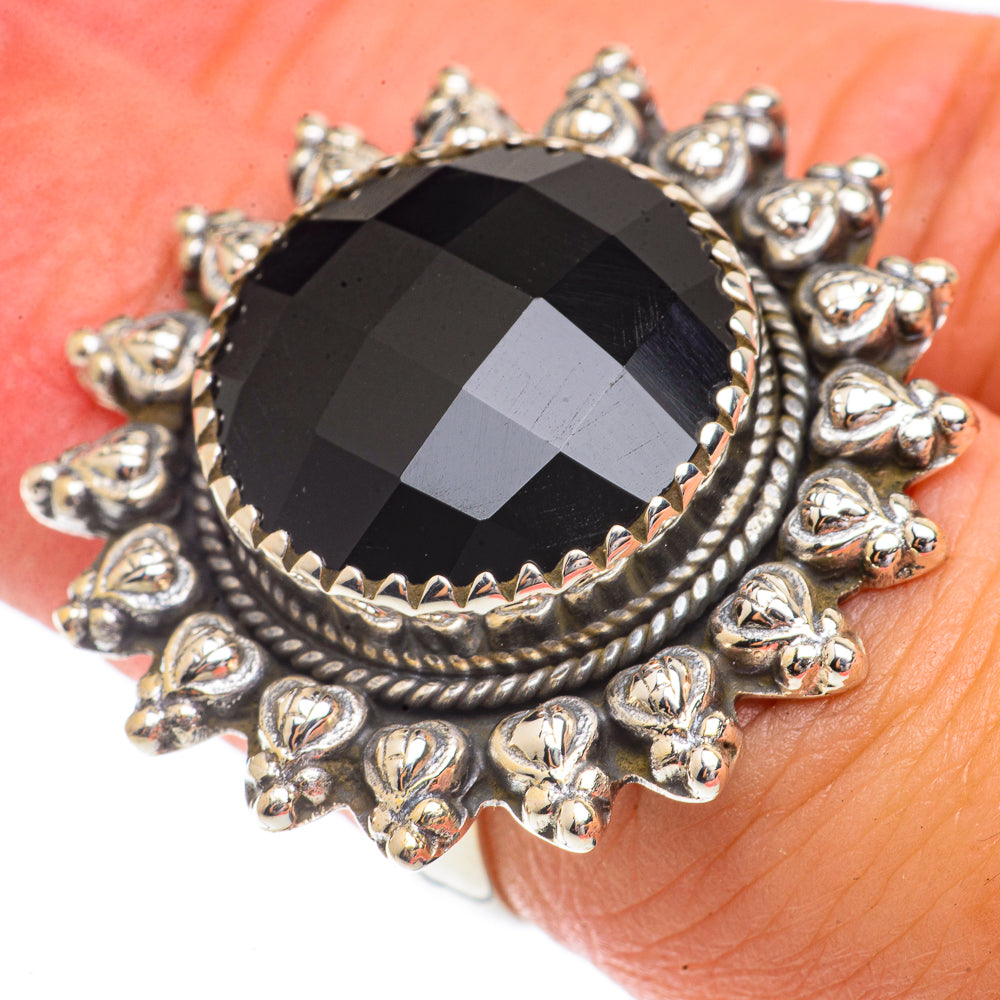 Black Onyx Rings handcrafted by Anasilvercos - RING66386