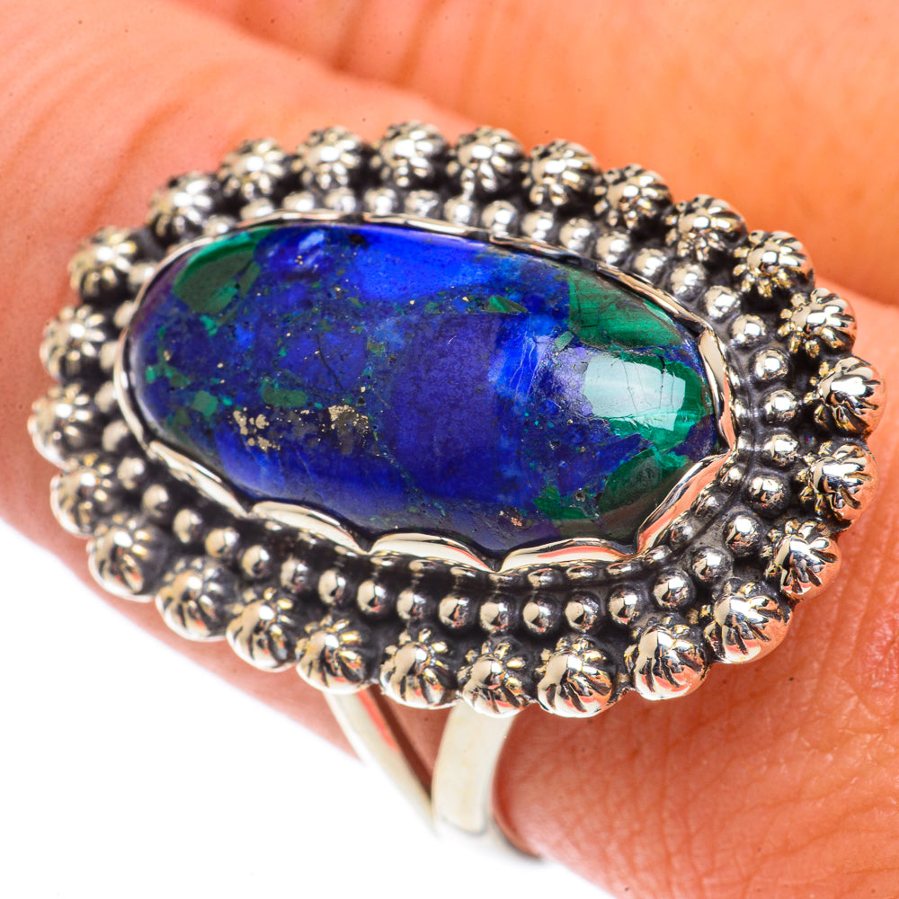 Azurite Rings handcrafted by Anasilvercos - RING66399